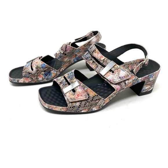 Vital 0506 Leather Dress Slingback Sandals Ethno Natur - Picture 2 of 7